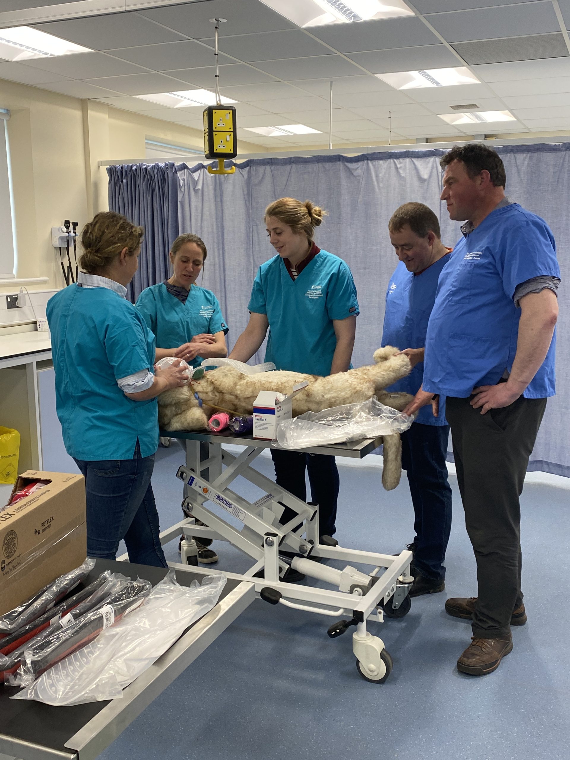 Track vets head to University of Nottingham for practical training day